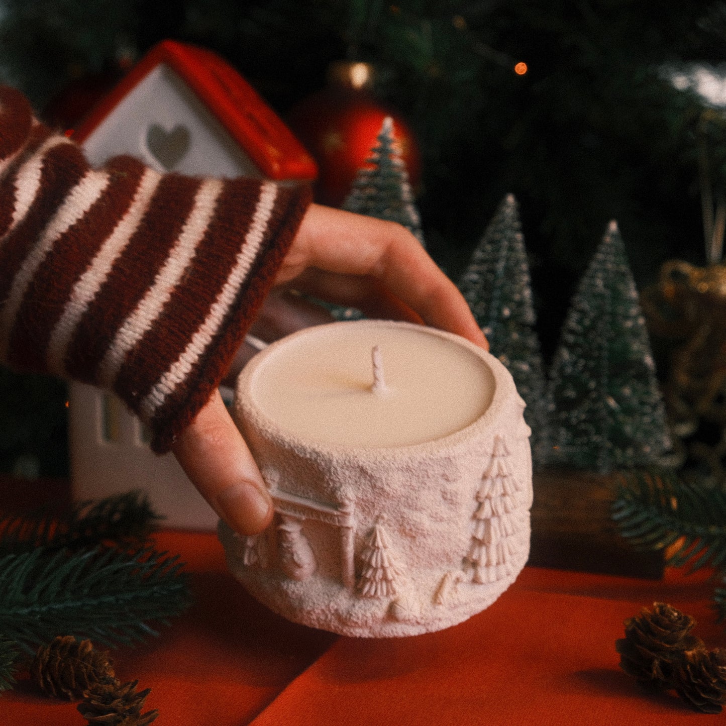 Vela Pueblo Navideño