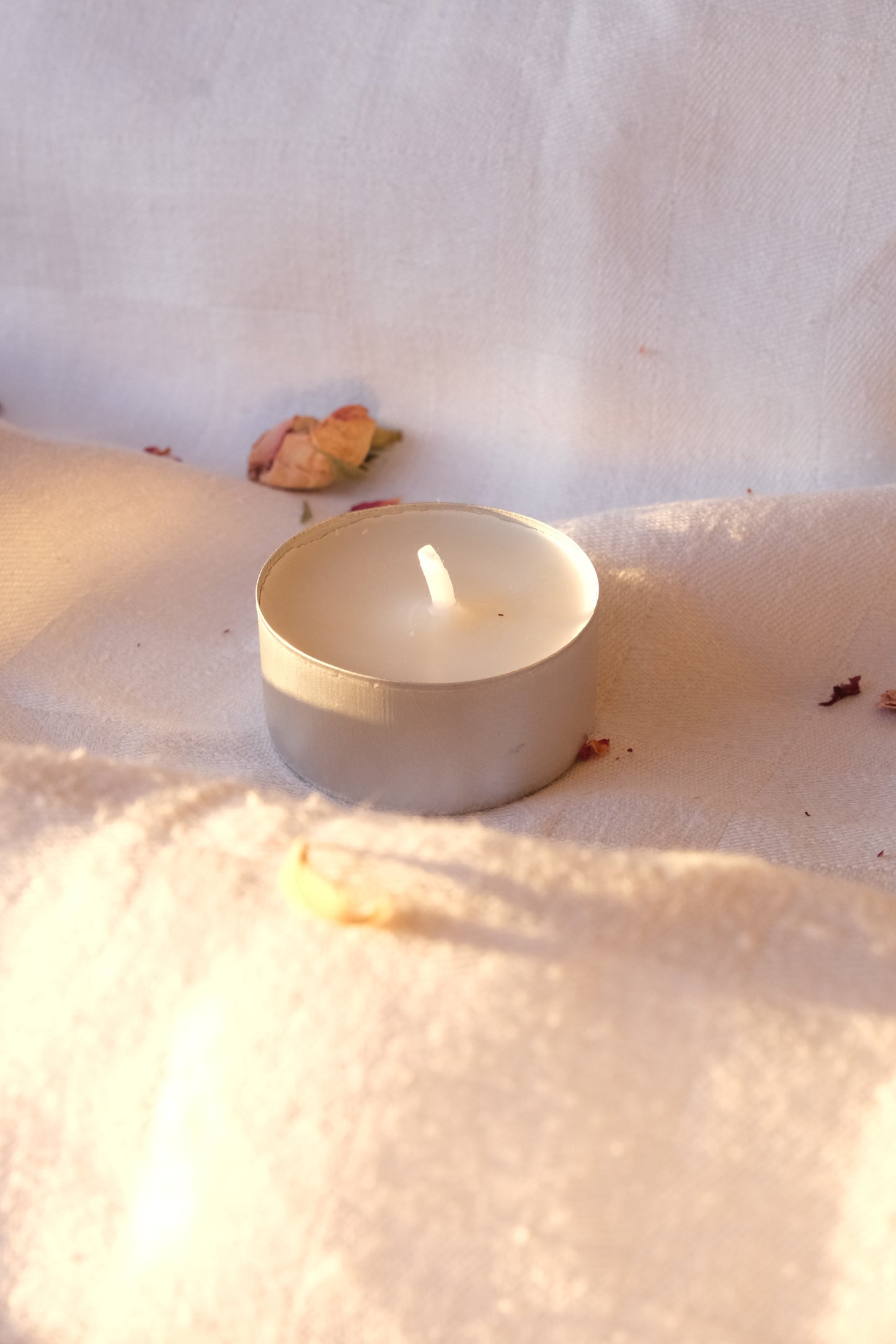 Vela de té sin aroma