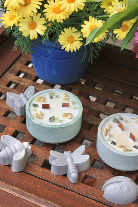 Pack Flor de Jazmín: vela + jabón sólido