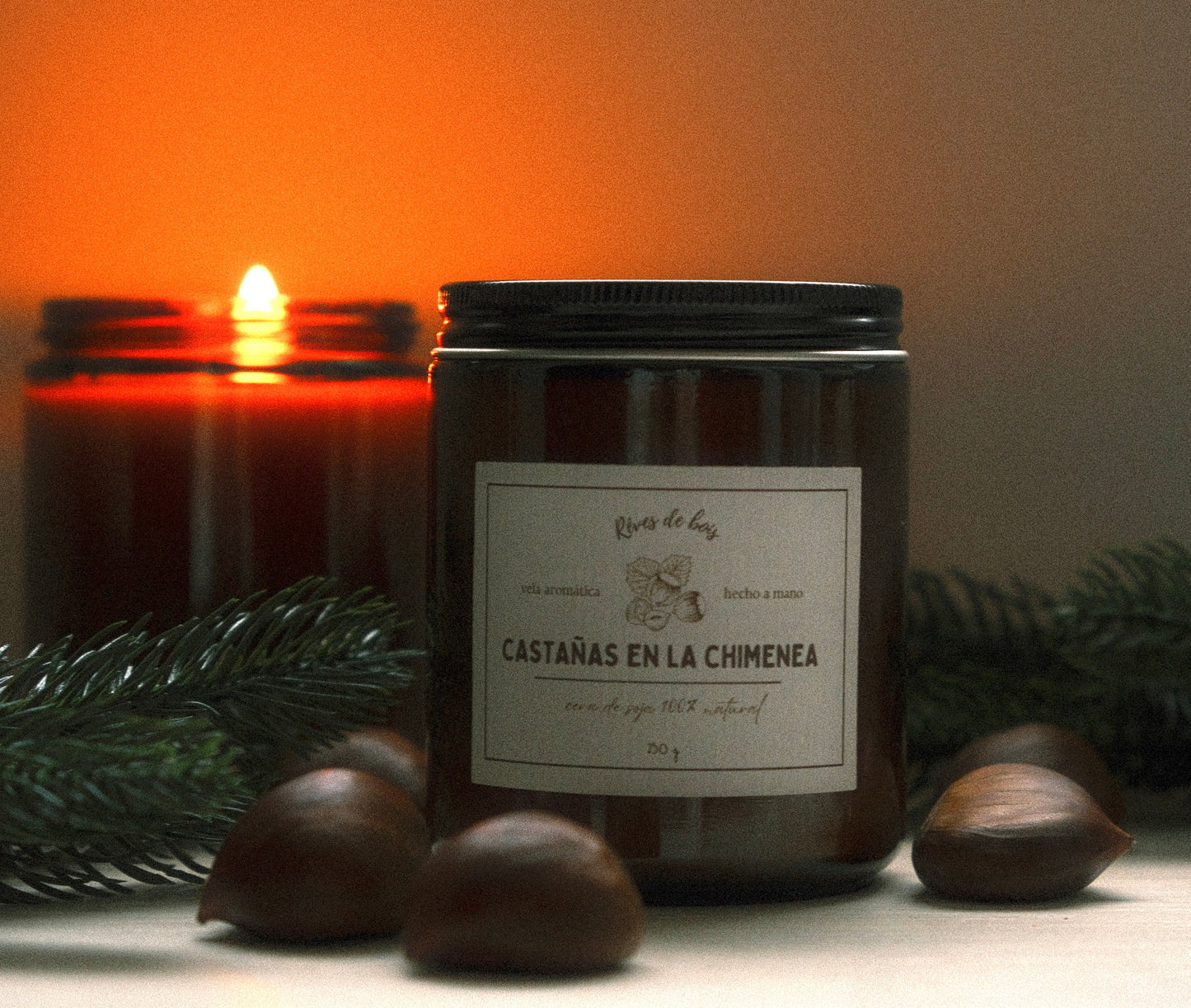 Vela de Castañas en la Chimenea