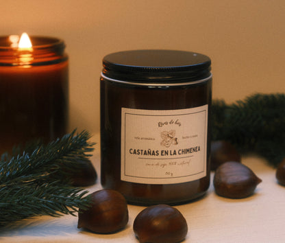 Vela de Castañas en la Chimenea