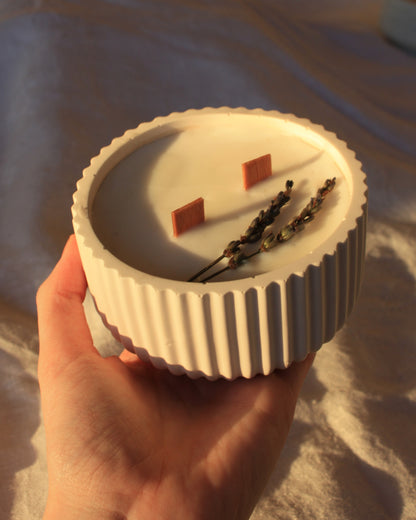 Pack Lavanda & Manzanilla: vela + jabón sólido